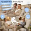 ELONEO Coussin dorsal avec traversin amovible et poche Voir les images du produit 4
