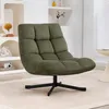 HOMCOM Sessel Drehbar Loungesessel mit Breiter Sitzfläche Produktbild-Vorschau 2