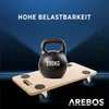 Sada 6 valčekov AREBOS | nábytkové valčeky do 200 kg Náhľad obrázku produktu 5