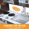 Baby Vivo Kinderküche Spielküche aus Holz - Toni in Braun Produktbild-Vorschau 4