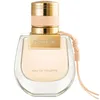 A perfume bottle with a gold cap and a beige ribbon detail. Podgląd zdjęcia produktu