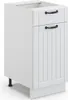 Meuble cuisine Vicco Fame-Line Blanc campagne 40cm sans PT, Voir les images du produit 1