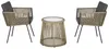 Outsunny 3-tlg. Rattan Gartenmöbel-Set, Sitzgarnitur mit 2 Produktbild-Vorschau 1