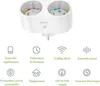 Prise Double Connectée Intelligente WiFi 2.4GHz 15A Blanche Voir les images du produit 3
