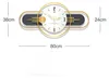 SensaHome Orologio da parete Shanghai - Orologio in oro - Anteprima dell’immagine prodotto 7