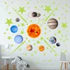 14 stücke Leuchtende Planeten Wandaufkleber Glow in The Produktbild-Vorschau 11
