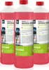 Three bottles of red liquid cleaning solution for coffee machines. Produktbild-Vorschau