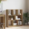 vidaXL Artisan dubová knižnica 97,5x29,5x100 cm materiál na Náhľad obrázku produktu 2