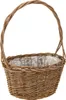 Pflanzkorb Weide Set oval braun 2er Dekokorb Blumendeko Produktbild-Vorschau 2