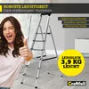 Craftfull Stehleiter CF-133B - Aluminium-Haushaltsleiter - Produktbild-Vorschau 2