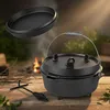 Mucola Dutch Oven inkl. Deckelheber Potjie BBQ Gusseisen Produktbild-Vorschau 1