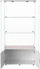 LED Vitrine - Glasvitrine - 78,5 x 35 x 164 cm - 3 Produktbild-Vorschau 1
