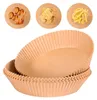Webake Backpapier für Heißluftfritteuse XXL 24cm 9.5in Produktbild-Vorschau 1