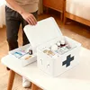 Boîte à pharmacie Relaxdays, 4 compartiments, insert Voir les images du produit 3