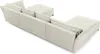 Ecksofa Comfort Deluxe U 360x185 cm Beige, Schlafsofa mit Produktbild-Vorschau 7