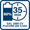 Bosch ProCORE18V 5,5Ah + GAL 1880 CV Professional - Zestaw Podgląd zdjęcia produktu 18