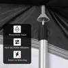 Tige de tente Jayseuw 4pcs tige de tarp télescopique en Voir les images du produit 6