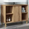 vidaXL Koupelnová skříňka hnědá artisan dub 80x33x60 cm Náhled obrázku produktu 3