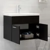 vidaXL Skříňka pod umyvadlo černá 60x38,5x46 cm Dřevěný Náhled obrázku produktu 3