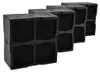 A row of black carbon air filters against a white background. Produktbild-Vorschau