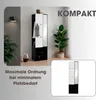 byLIVING Kompaktgarderobe ANDORRA / Weiß, schwarz / Produktbild-Vorschau 4