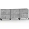 vidaXL Sideboards 3 Stk. Betongrau 60x35x70 cm Produktbild-Vorschau 2