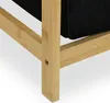 Relaxdays Scaffale portabiancheria con 2 ripiani, 3 cestini Anteprima dell’immagine prodotto 6