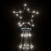 vidaXL Choinka LED w kształcie stożka zimna biel 310 LED Podgląd zdjęcia produktu 10