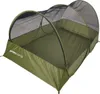 A green pop-up mosquito net tent is shown from a slightly elevated angle against a white background. Produktbild-Vorschau