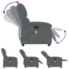 VidaXL 371809, Aksamit, Szary, Pianka, 110 kg, 710 mm, 865 Podgląd zdjęcia produktu 9