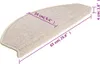 vidaXL Trapmatten, 15 stuks, 65x24x4 cm, taupe, halfrond, Productafbeelding-voorbeeld 7