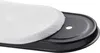 A close-up view of a white foam pad resting on a black plastic base with a hole in the center. Produktbild-Vorschau
