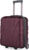 A burgundy suitcase with wheels and a retractable handle against a white background. Náhľad obrázku produktu