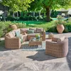 Gartenmöbel moorea 5-sitzer savana  - Hespéride Produktbild-Vorschau 6