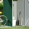 vidaXL Magazzino per legna da ardere da giardino verde Anteprima dell’immagine prodotto 3
