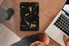 MuchoWow® Mauspad Mousepad Muster - Gold - Schwarz 18x27 cm Produktbild-Vorschau 3