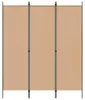 vidaXL Paraván béžový 150 x 180 cm látkový Náhled obrázku produktu 3