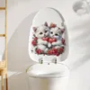 GKA WC Deckel Aufkleber 2 Katzen mit Herz Love Produktbild-Vorschau 3