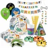 Dinosaurier Party Deko Set Dino Kindergeburtstag Geburtstag Produktbild-Vorschau 1