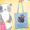 Mr. & Mrs. Panda Tote Bag Stinktier Mädchen - Sky Blue - Produktbild-Vorschau 2