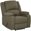 A brown recliner chair is shown against a white background.