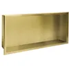 Rea Badezimmerregal 09 30X60X10 Brush Gold Produktbild-Vorschau 1