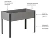 Dehner Hochbeet Ottawa, 110 x 85 x 60 cm B/H/T, FSC®-es Produktbild-Vorschau 3