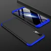 A black and blue phone case is shown from a diagonal angle. Produktbild-Vorschau