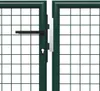 Gartentor aus Stahl 400 x 100 cm Grün Produktbild-Vorschau 3