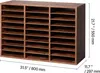 SucceBuy Holz-Literatur-Organizer mit 27 Fächern, Produktbild-Vorschau 8