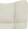vidaXL Houpací křeslo Velvet Cream Náhled obrázku produktu 6