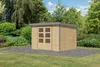Karibu Gartenhaus Hybridhaus Metall Jupiter 5 naturbelassen Produktbild-Vorschau 2