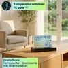 Moderne Funk-Wetterstation farbig: Rahmenloses LCD-Display Produktbild-Vorschau 3