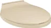 vidaXL Sedile per wc con chiusura morbida Beige Ovale Anteprima dell’immagine prodotto 6